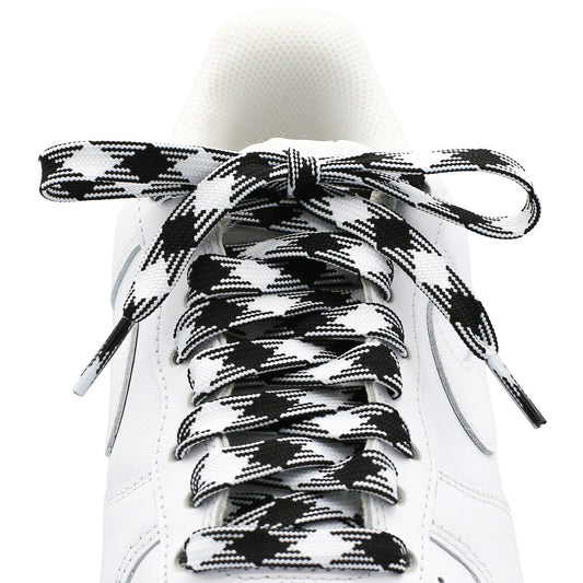 Diamond Plaid Shoe Laces