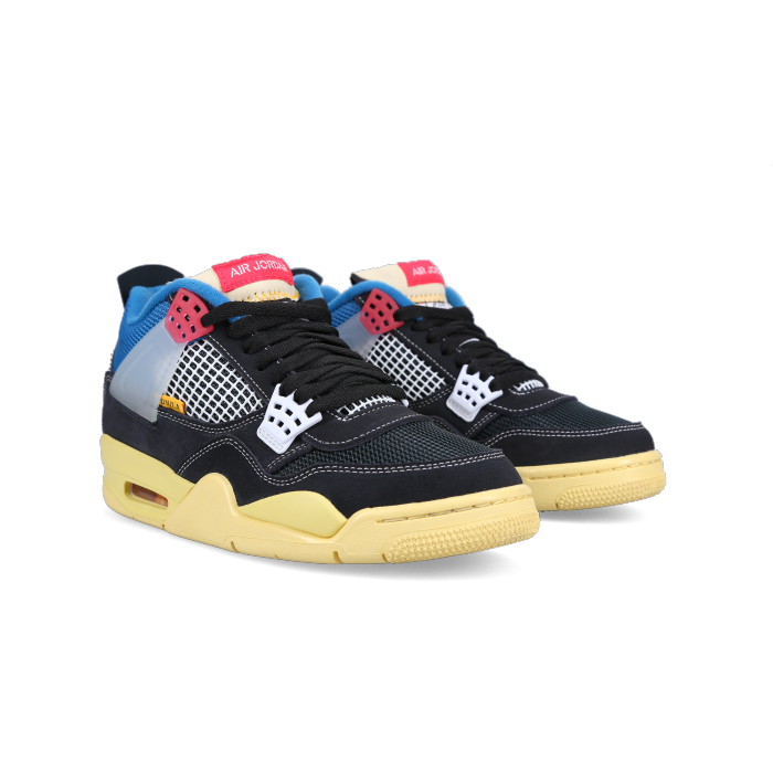 Union LA X Jordan 4 Retro 'Off Noir' - Front View