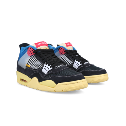 Union LA X Jordan 4 Retro 'Off Noir' - Front View