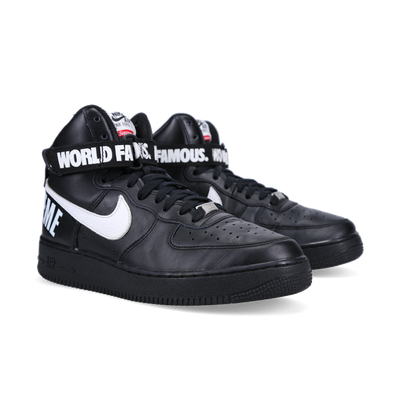 Supreme X Nike Air Force 1 High SP 'Black' - Front View